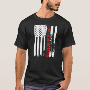 Liefde Amerika ik haat maandag t Shirt Funny Veren