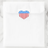 Liefde Amerikaanse stijl Sticker (Tas)