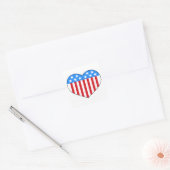 Liefde Amerikaanse stijl Sticker (Envelop)