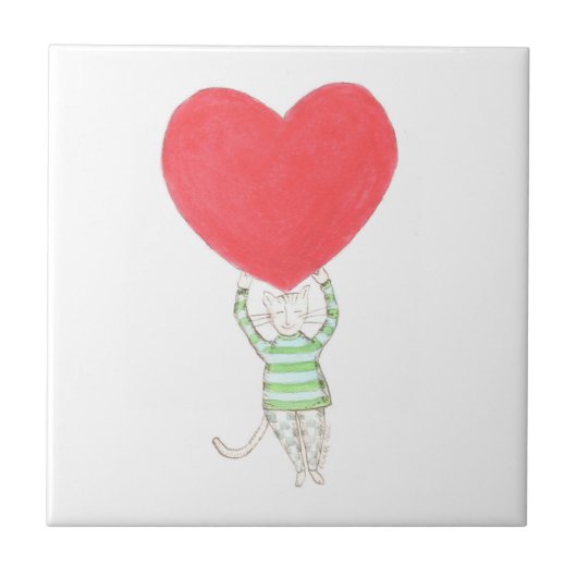 liefde, amour, amore tegeltje (Voorkant)