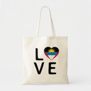 Liefde - Antigua en Barbuda Flag Tote Bag