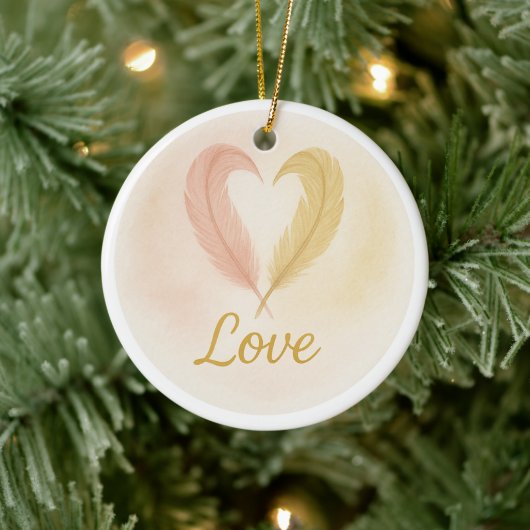 “Liefde” Aquarel Ornament (Boom)
