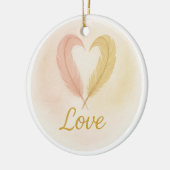 “Liefde” Aquarel Ornament (Links)
