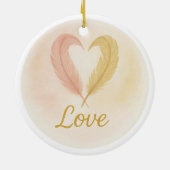 “Liefde” Aquarel Ornament (Achterkant)