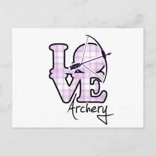 Liefde Archery Briefkaart