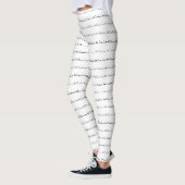 Liefde Art Deco Leef Art Deco Leggings (Links)