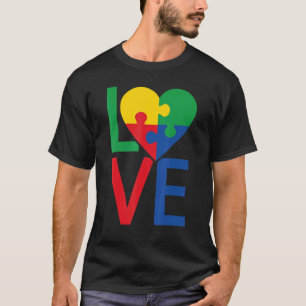 Liefde Autisme Puzzelstuk Voor Kinderen, Moeder En T-shirt