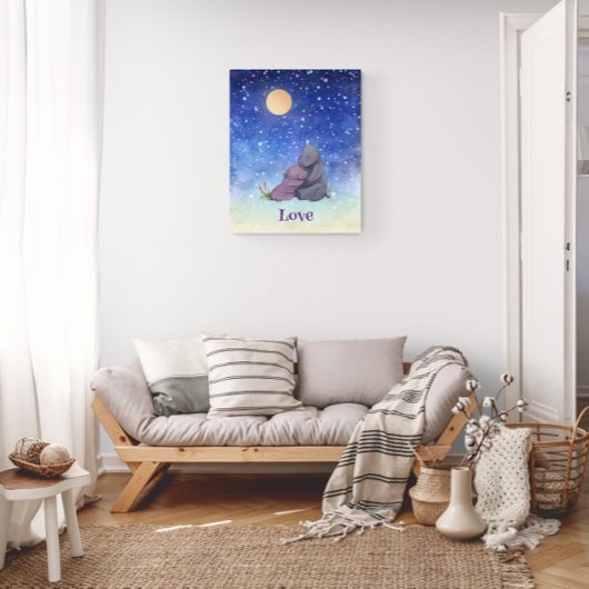 Liefde, Baby Nijlpaard en haar Moeder Poster