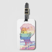 Liefde Bagagelabel (Voorkant (verticaal))