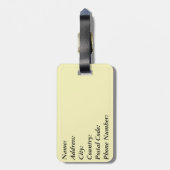 Liefde Bagagelabel (Achterkant verticaal)