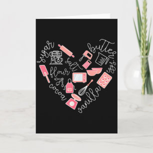 Liefde Bakgereedschap Voor Bakkers Cadeau Vrouwen Kaart