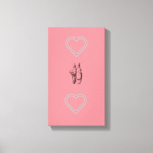 Liefde Ballet Canvas Print