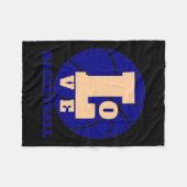 Liefde Basketbal 3 Fleece Deken (Voorkant (Horizontaal))
