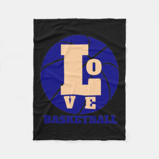Liefde Basketbal 3 Fleece Deken