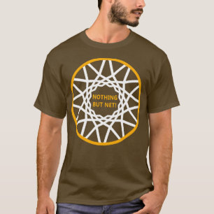 Liefde Basketbal Niets dan Net Basketbal Rand Net T-shirt
