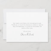 Liefde & Bedankt 8 Square Photo Collage Wedding (Achterkant)