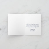 Liefde & Bedankt Blue Boho Rozen Trouwfoto (Binnen)