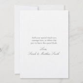 Liefde & Bedankt kaarten | Weddenschap bedankt (Achterkant)