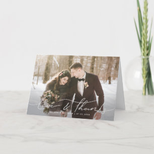 Liefde & Bedankt Modern Hand Lettered Script Weddi