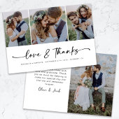 Liefde & Bedankt Modern Vier foto bruiloft