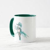 Liefde Belted Kingfisher Dogs zo'n fun Quote Mok (Voorkant links)