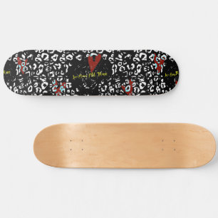 Liefde Beren Alle Dingen Cheetah Christelijke Schr Skateboard