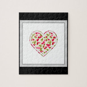 Liefde, bessen, kersen legpuzzel