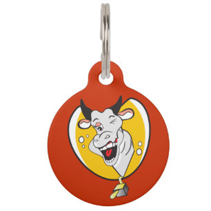 Liefde, Bessie Cow Label voor Ketting Huisdierpenning