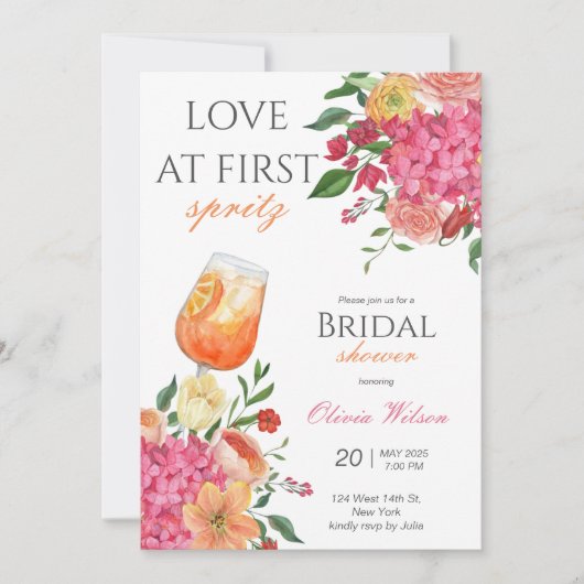 Liefde bij de eerste oproep van de Bridal van Spri Kaart (Voorkant)