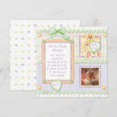 Liefde bij eerste nacht, aankondiging Lamb Birth (Voorkant / Achterkant)