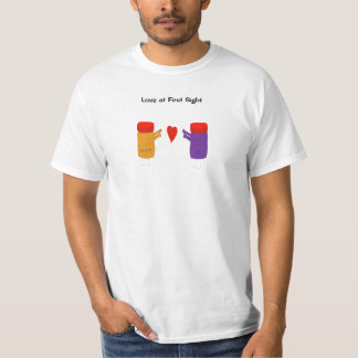 Liefde bij eerste nacht t-shirt
