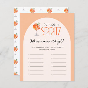 Liefde bij Eerste Spritz Bridal Waar waren ze spel