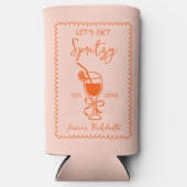 Liefde bij eerste Spritz Hand getrokken Vrijgezell (Voorkant)