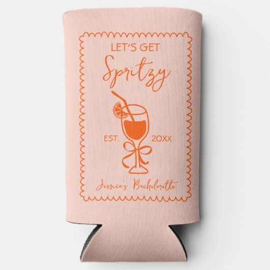 Liefde bij eerste Spritz Hand getrokken Vrijgezell (Voorkant)