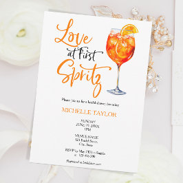 Liefde bij Eerste Spritz Zomer Vrijgezellenfeest Kaart