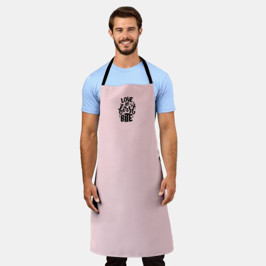 'Liefde bij eerste stap' All-over Print Apron Schort (Gedragen)