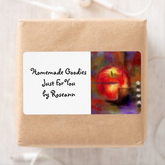 Liefde bij First Bite Large Kitchen Label (Insitu)