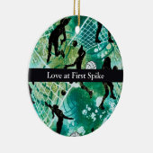 Liefde bij First Spike Keramisch Ornament (Rechts)