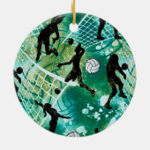 Liefde bij First Spike Keramisch Ornament (Achterkant)