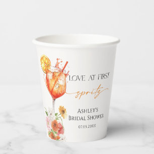 Liefde bij First Spritz Vrijgezellenfeest Paper Cu Papieren Bekers