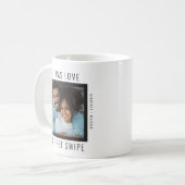 Liefde bij First Swipe Online Couple Valentijn Mok (Voorkant links)