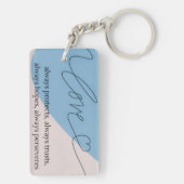 Liefde Bijbelvers Sleutelhanger (achterkant)