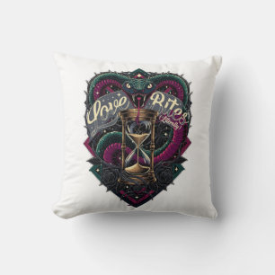 Liefde Bijt (Letterlijk) T-shirt Giftige Valenti Kussen