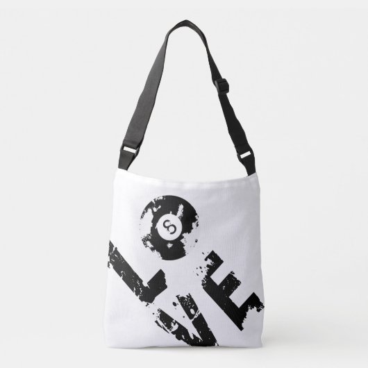 Liefde Biljart Canvas tas (Voorkant)