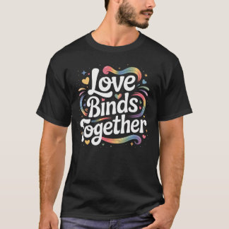 Liefde Bindt Samen Romantische Verbinding T-shirt