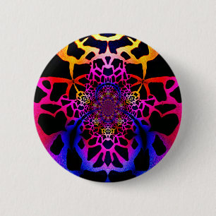 Liefde binnen_ ronde button 5,7 cm