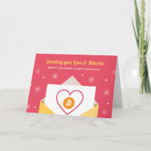 Liefde Bitcoin Vakantie Crypto Gift