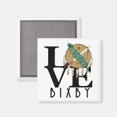 LIEFDE Bixby Oklahoma Magneet (Voorkant / Achterkant)