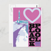 Liefde Blackpool Briefkaart (Voorkant / Achterkant)