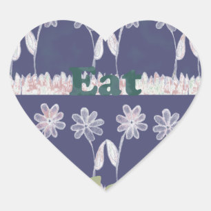 Liefde Blauw Baby shower kleuren Hart Sticker